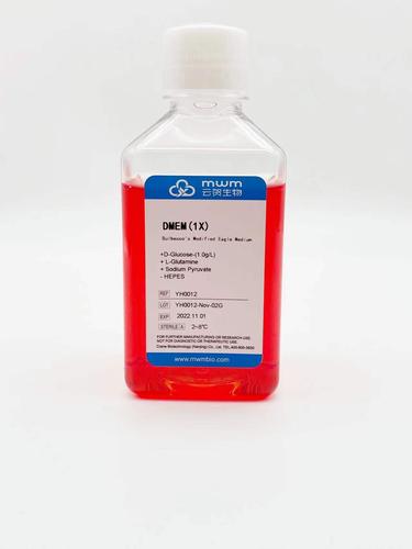 DMEM低糖，含L-谷氨酰胺,110MG/L丙酮酸钠；不含HEPES，双抗